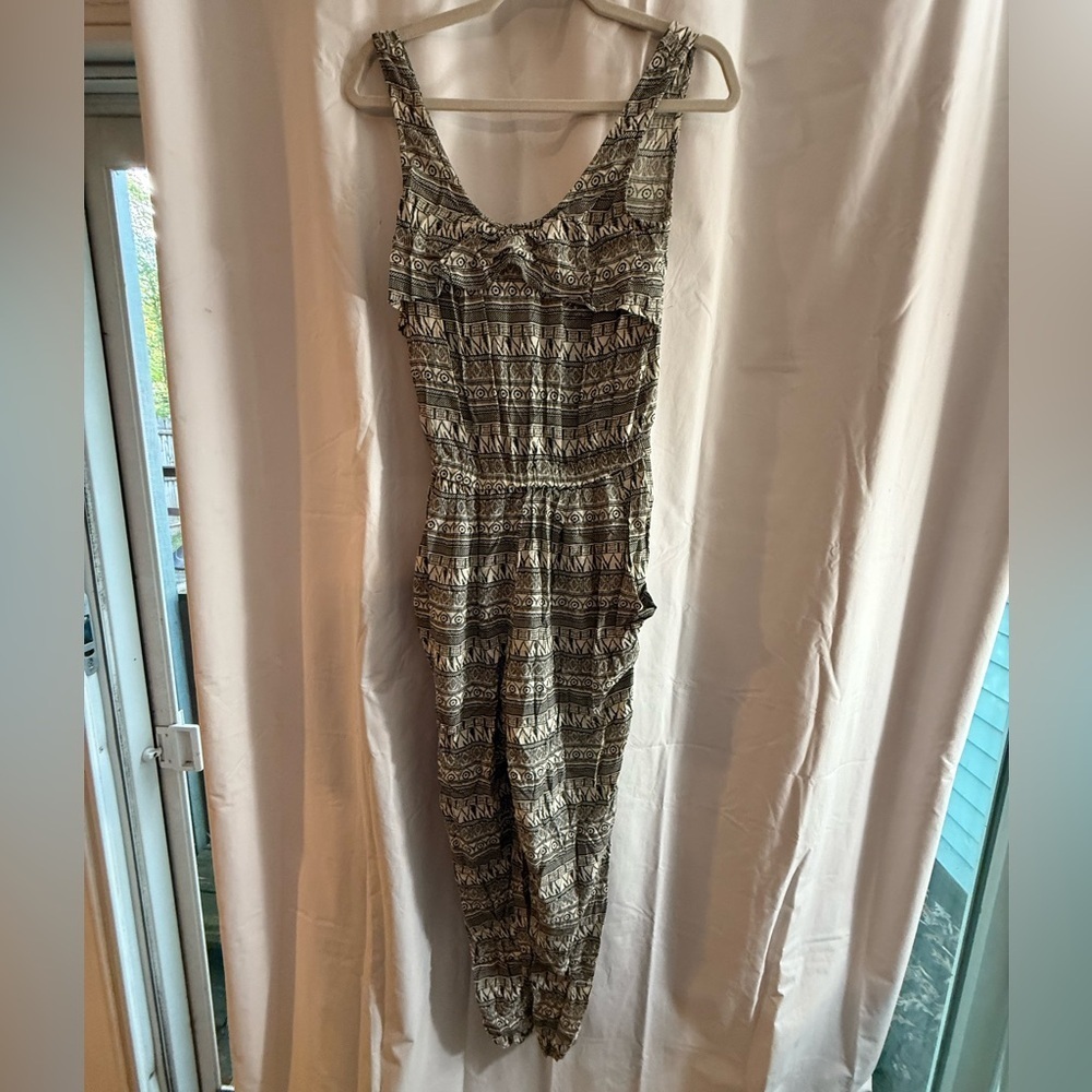 Ark & Co Black and White Patterned Jumpsuit - Picture 2 of 6